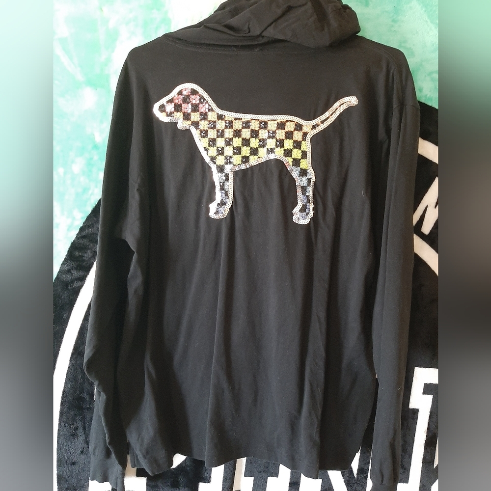 Vs Pink Bling Hoodie